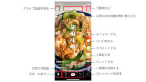TikTokの画面の見方（ボタンやタブの機能）